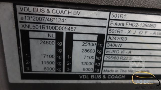 Autocar VDL Futura FHD2 139/460 - 61 Sitze EURO 6