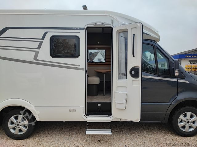 Camping-car semi-intégré HYMER/ERIBA ML-T 580 SAT-TV, 190 PS, Markise, 3.500 Kg