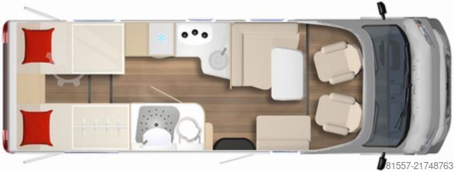 Camping-car semi-intégré BÜRSTNER Limited T IT 726 G Klima, Markise, SAT/TV