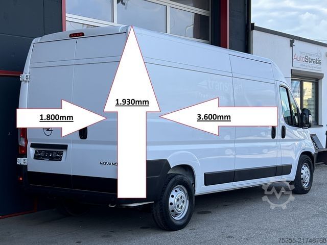 Bestelwagen met verhoogd dak OPEL Movano L3H2 Klima PDC Navi Tempomat Hecktür 270°