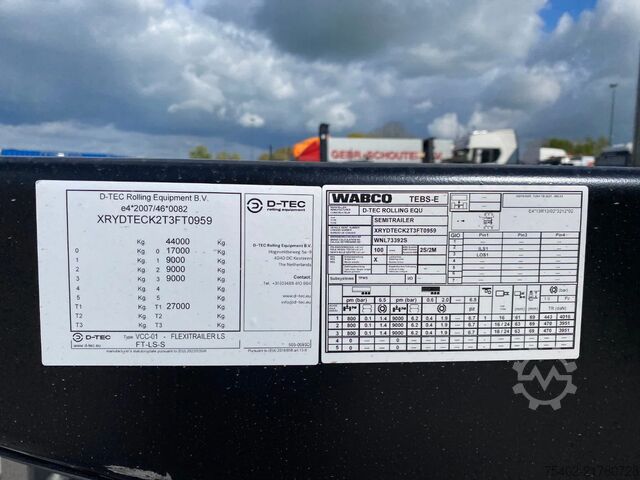 Transportul de containere D-TEC FLEXITRAILER FT-LS-S / 3x Extendable / 1x Lift ...