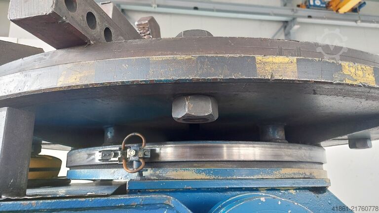 Motoriserat svetsbord och lutningsbart bord VEB-HALLE MAH 5000