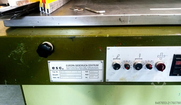Siebdruckmaschine ESC. Simplex S3