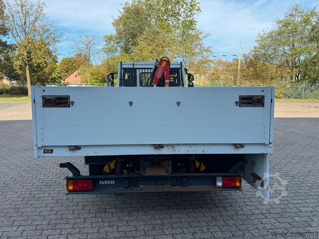 Pick-up van IVECO 75E16 Pritsche mit Kran Fassi