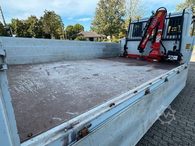 Pick-up van IVECO 75E16 Pritsche mit Kran Fassi