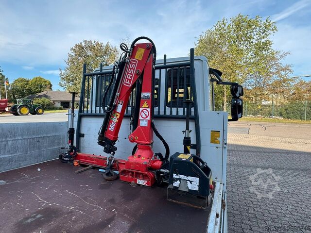 Pick-up van IVECO 75E16 Pritsche mit Kran Fassi