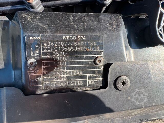 Κλειστό βαν IVECO Daily 35S13 Koffer mit Ladebordwand*Klima*