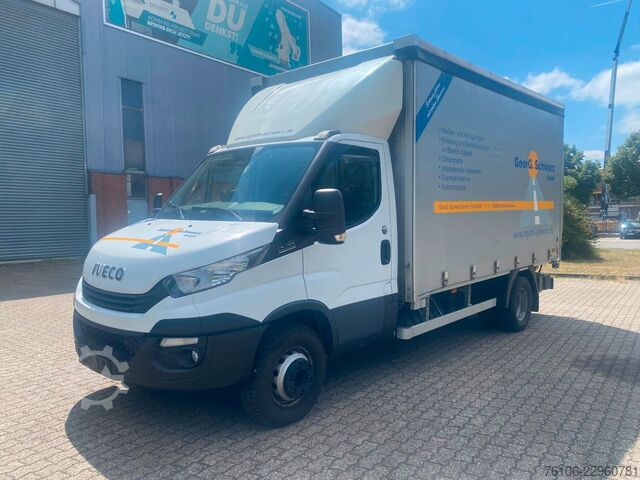Βαν με κουρτίνα πλευράς IVECO Daily 72C18 Hi-Matic Schiebe Plane +LBW