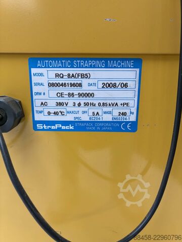 Omsnoeringsmachine Strapack RQ - 8A (FB5)