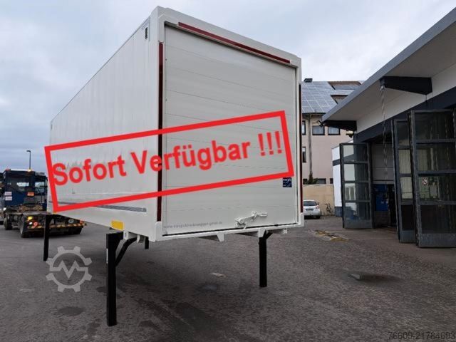 Växelflakssläp KRONE Heck Alu.- Rolltor