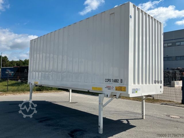 Växelflakssläp KRONE Wechselbrücke Koffer