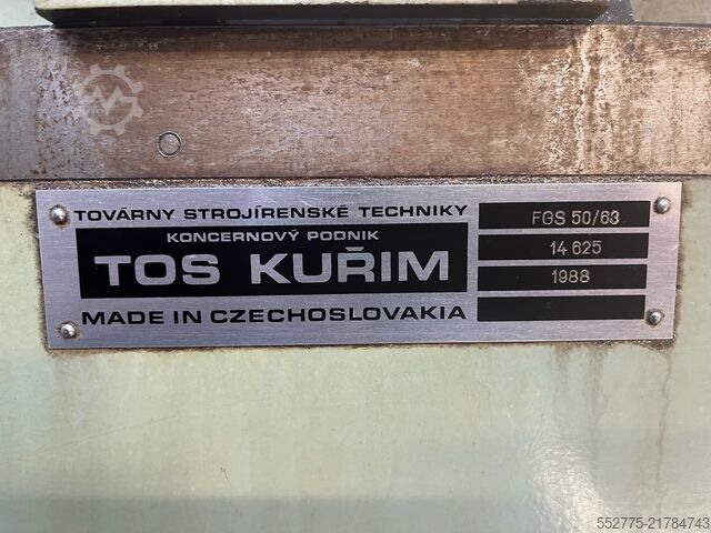 Fräsmaskin TOS KUŘIM FGS 50/63
