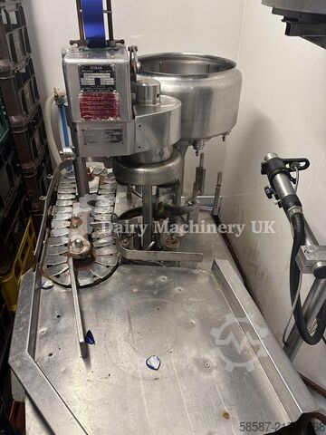 Mjölk-glasflaskfyllare med aluminiumförslutning, 1-pintsformat Little Gem 6/2