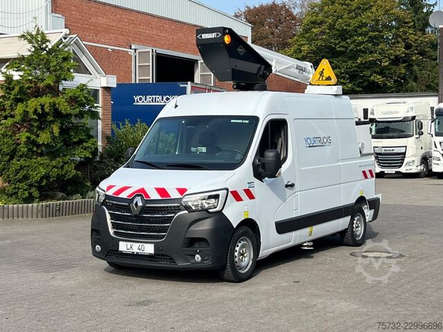 Vrachtwagenhoogwerker Renault Master  Versalift VDTL 14m 2 Per.Korb Nur 41h
