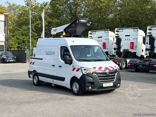 Vrachtwagenhoogwerker Renault Master  Versalift VDTL 14m 2 Per.Korb Nur 41h