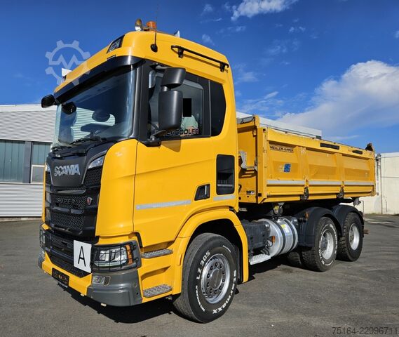 Driezijdige kipper SCANIA R 650 6x4 Bordmatik