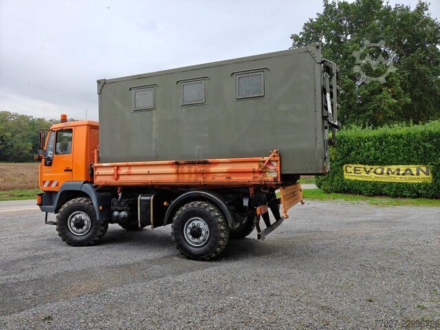  MAN L2000 4x4 10.220 + Army Shelter container