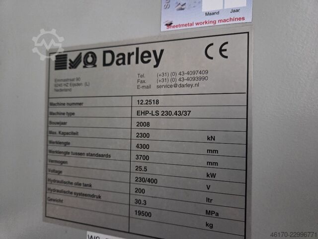 Kantbank DARLEY EHP LS 230 43 37