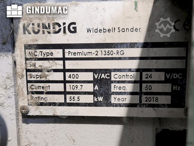 Bandschuurmachine Kundig Premium-2 1350-RG