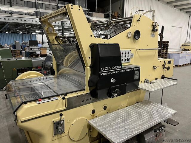 Cilinder stansmachine voor papier/karton Koenig & Bauer (KBA) Condor 72x102cm