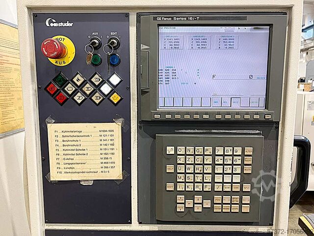 CNC udvendig cylindrisk slibemaskine Studer S31 CNC