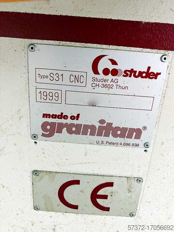 CNC udvendig cylindrisk slibemaskine Studer S31 CNC