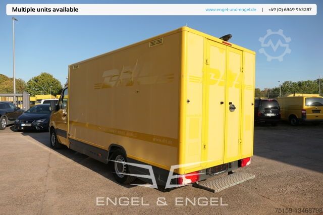 Furgon skrzyniowy mercedes-benz SPRINTER 310 CDI MAXI EURO-5 KOFFER REGALE KAMERA DURCHGANG