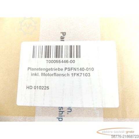 Unidade de controlo Neugart PSFN140-010-SSSD3AH-Z38/80/180/215/B5/M12 Planetengetriebe SN: 7979-neu-