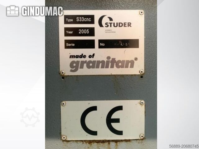 Rondslijpmachine STUDER S33