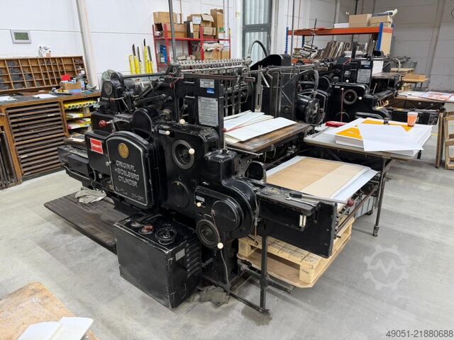 Letterpressové stroje HEIDELBERG OHZ-S