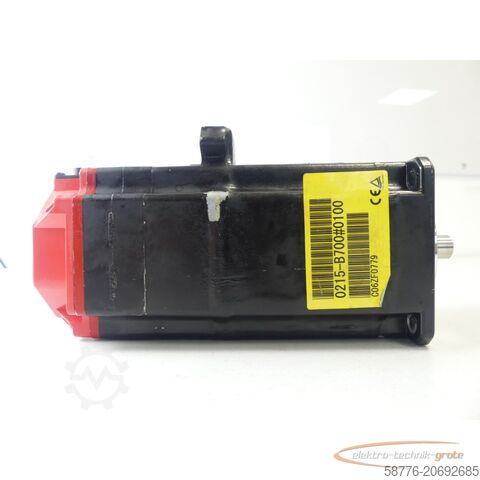 Fanuc-motor Fanuc A06B-0215-B700 AC Servo Motor SN:C06ZF0779 + A860-2000-T321