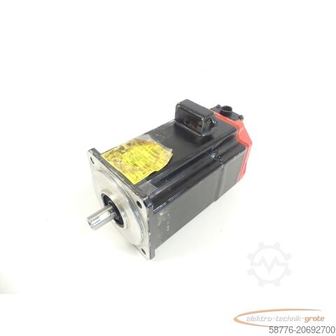 Unitate de control Fanuc A06B-0216-B200 # 0100 AC Motor SN: 0059F6174 + Pulsecoder -Deckel kaputt-