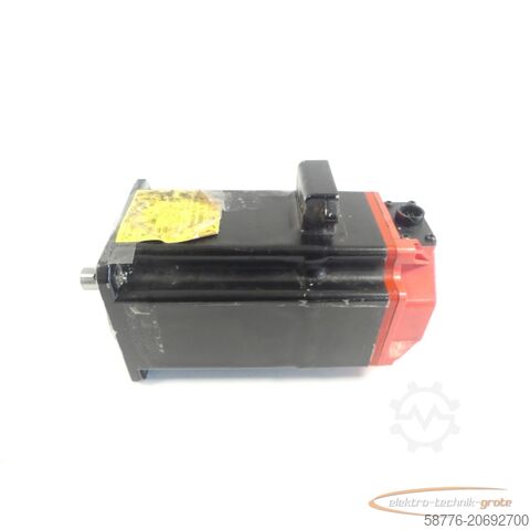 Unitate de control Fanuc A06B-0216-B200 # 0100 AC Motor SN: 0059F6174 + Pulsecoder -Deckel kaputt-