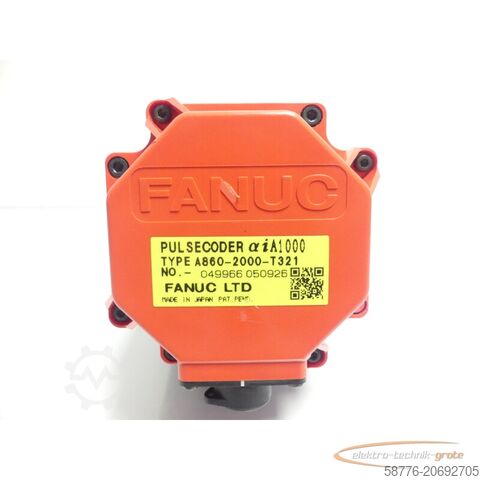 Fanuc-motor Fanuc A06B-0216-B200 # 0100 Motor SNC05XF2945 + A860-2000-T321 --