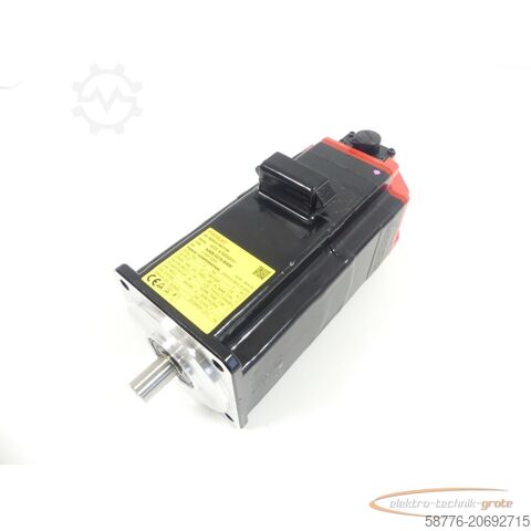 Fanuc-motor Fanuc A06B-0216-B400 AC Servomotor SN: C162F1DEE + Encoder A860-2000-T301