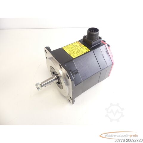 Fanuc-motor Fanuc A06B-0225-B000 AC Servo Motor SN: C049X7373 + A860-2000-T301 Pulsecoder