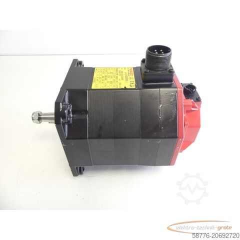 Fanuc-motor Fanuc A06B-0225-B000 AC Servo Motor SN: C049X7373 + A860-2000-T301 Pulsecoder