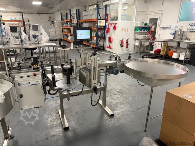 Mașină de etichetare Atwell Labellers Ltd / EME Wrap-Around Labeller & Printer