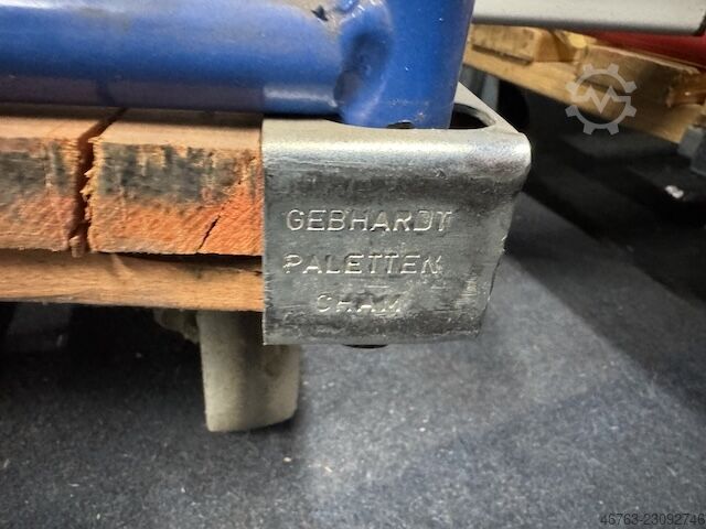 Palet arabası / Rulo konteyner Gebhardt Paletten Palettenwagen / Rollbehälter