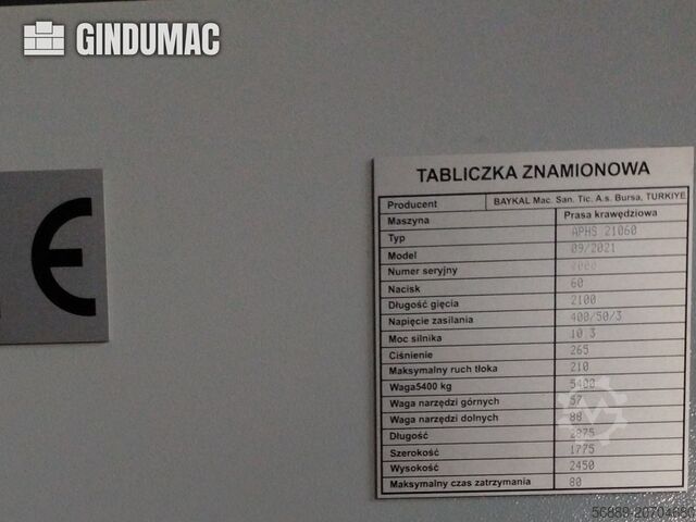 Fren tuşuna basın Baykal APHS 21060