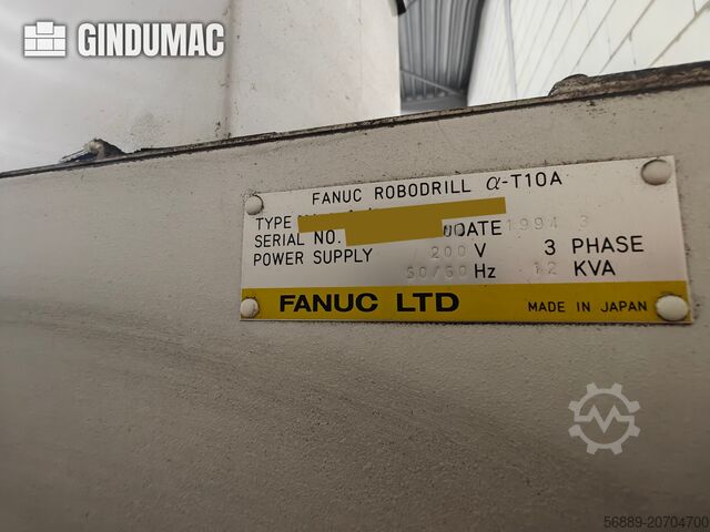 Vertikala Fleroperationsmaskiner FANUC Robodrill Alpha-T10A