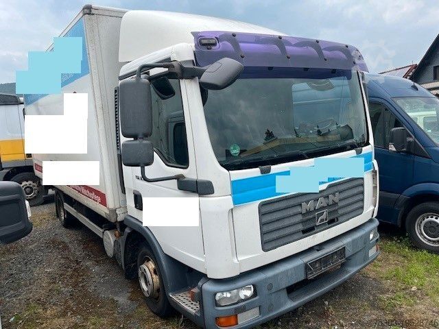 Furgone chiuso MAN TGL 8.180 Wäscherei Koffer mit LBW-Klima-3 Sitze