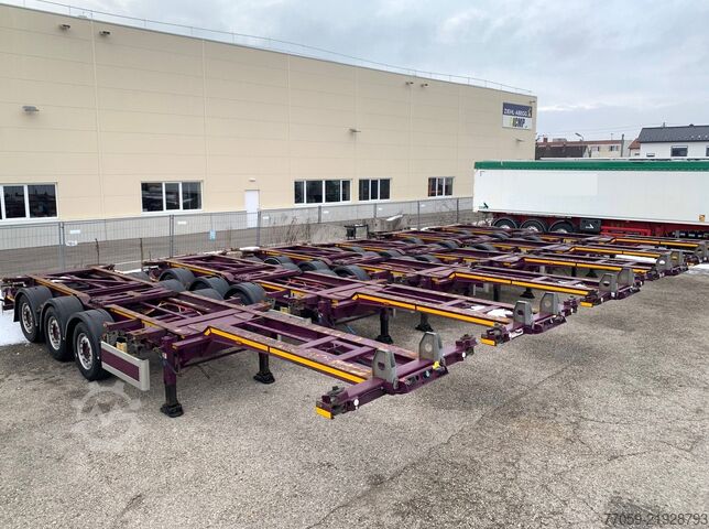 Semiremorcă cu caroserie interschimbabilă DENNISON Extendable 1x20'/2x20'/1x40'  (6.X)