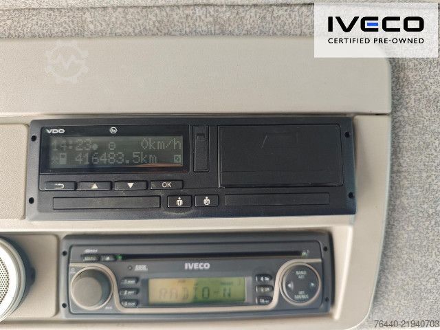 Autocarro ribaltabile IVECO TRAKKER mit EFFER Kran 470/5S !!!Motor neu!!!