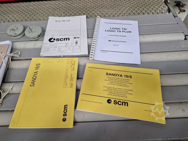 Lixadora de cinta larga 3 unidades SCM SANDYA 16S