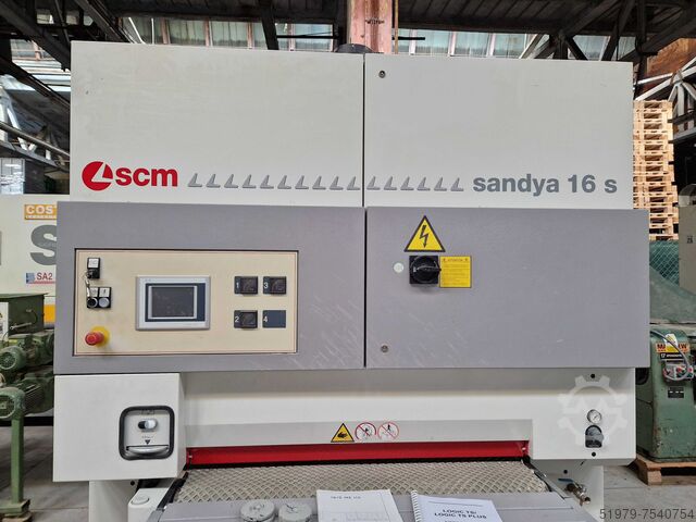 Lixadora de cinta larga 3 unidades SCM SANDYA 16S