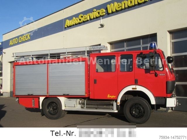 Vacuümtankwagen MERCEDES-BENZ 1224 AF SK TLF 16/25 4x4Tank 2400l mit Beladung