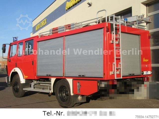 Vacuümtankwagen MERCEDES-BENZ 1224 AF SK TLF 16/25 4x4Tank 2400l mit Beladung