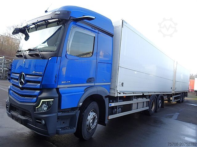 Drankentruck MERCEDES-BENZ 2543 Actros*kpl Zug*2x 7,7m*2x LBW*Ret*Mirrorcam