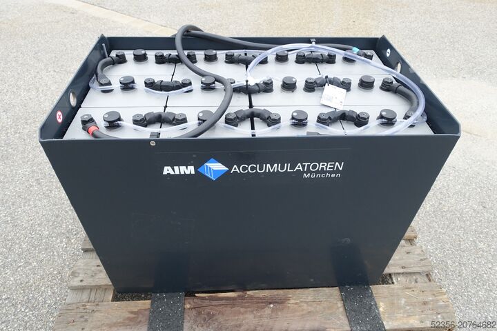 Forklift battery AIM Staplerbatterie 24V 8PzS1000 98% C-5